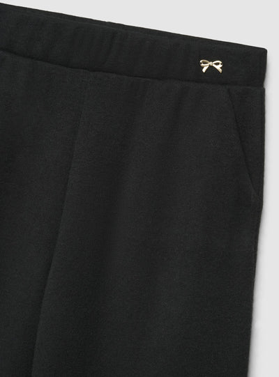 Pantaloni wide leg a tinta unita