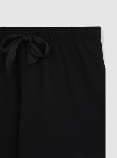 Pantaloncini del pigiama tinta unita con coulisse