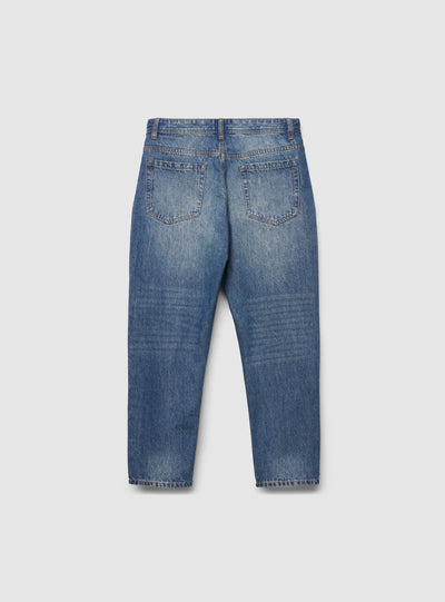 Jeans relaxed a tinta unita