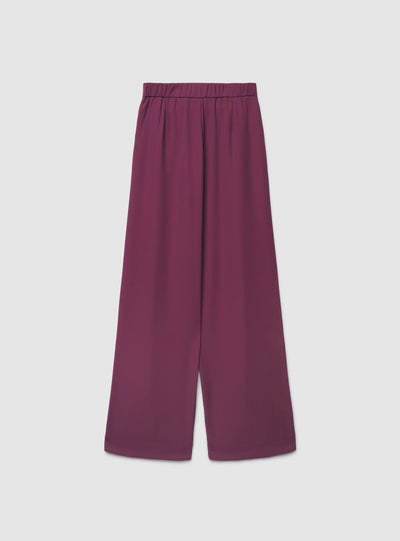 Pantaloni wide leg con pinces