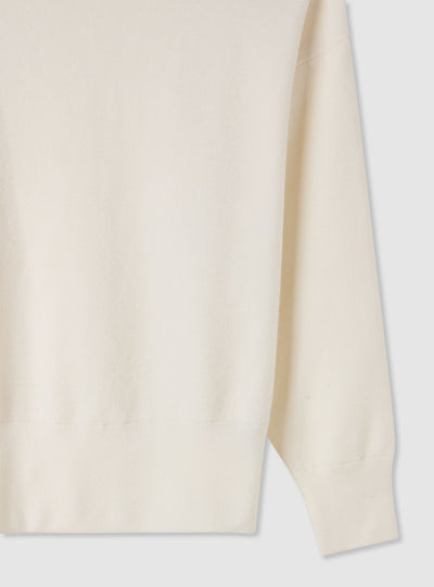 Maglia girocollo a tinta unita