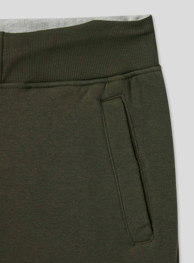 Pantaloni tuta pesanti con coulisse e polsini