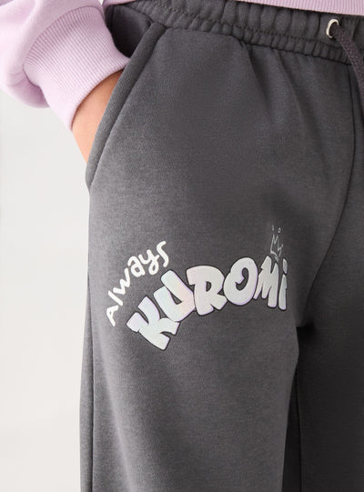 Pantalones de chándal maxi con estampado Kuromi®