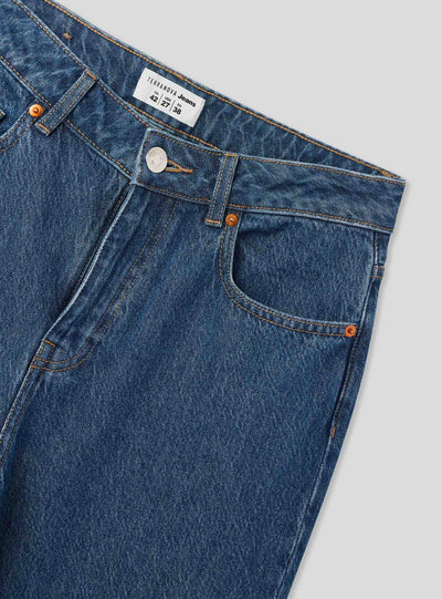 Jeans scuro wide leg