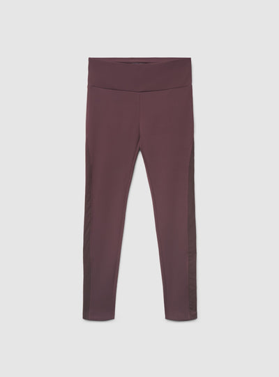 Leggings sportivi con inserti in tulle