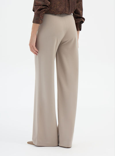Wide-Leg-Hose aus Scuba