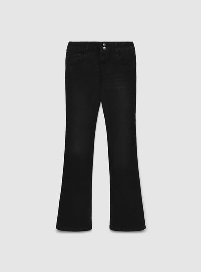 Jeans a zampa vita ultra bassa