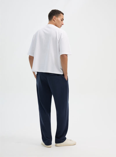 Solid colour relaxed sweatpants