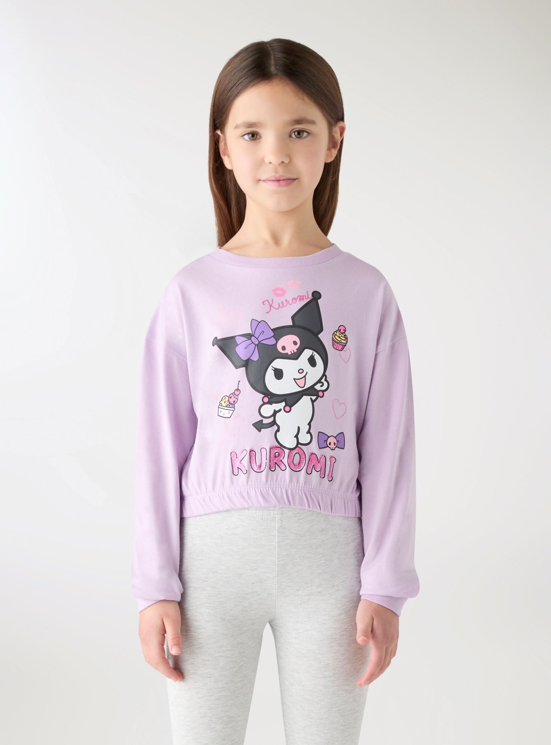 Kuromi® printed crop T-shirt - Terranova