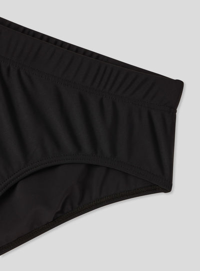 Slip mare con logo sul retro
