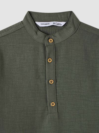 Camicia MC Tinta Unita