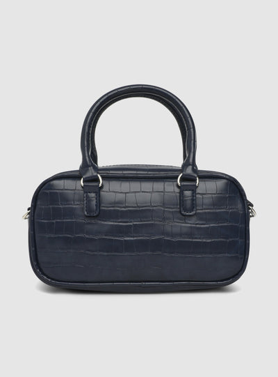 Borsa piccola effetto coccodrillo