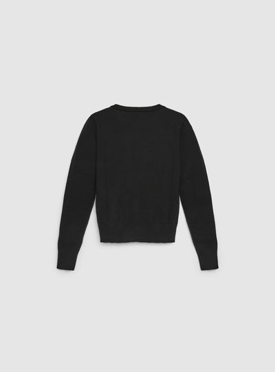 Cardigan con applicazioni gioiello