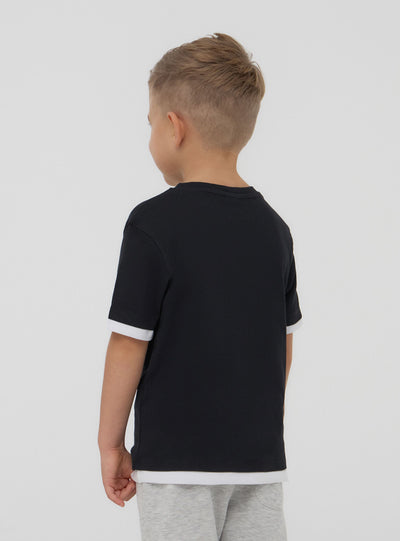 T-shirt con stampa simpatico orsetto