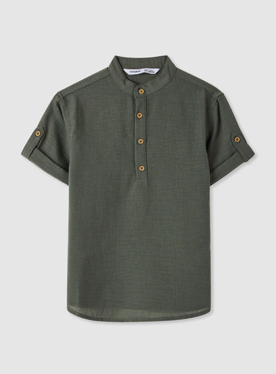 Camicia MC Tinta Unita