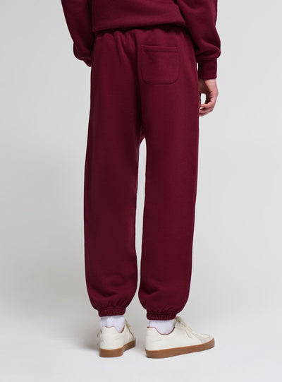 Pantaloni tuta jogger con stampa college