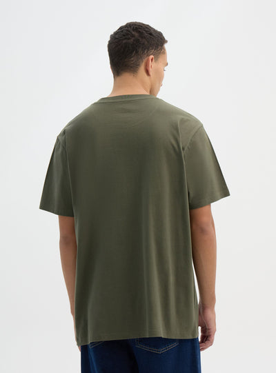 T-shirt comfort fit a tinta unita