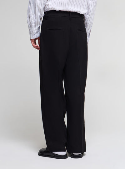 Pantaloni lunghi super baggy a tinta unita