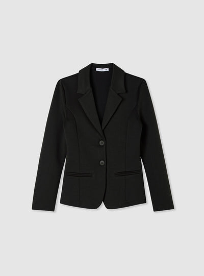 Single-breasted solid colour jacket