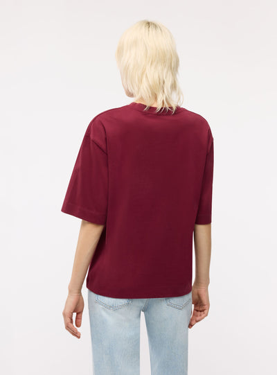 T-shirt over a tinta unita