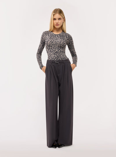 T-shirt body fantasia animalier