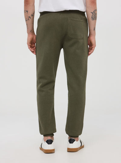 Pantaloni tuta pesanti con coulisse e polsini