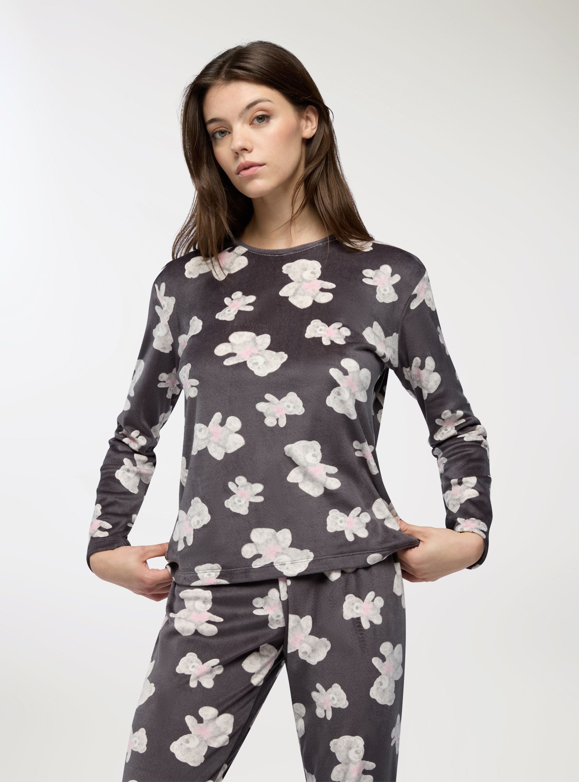 Vlazom Pigiami Due Pezzi Donna, Morbidi Set Pigiama da Donna Scollo a V Maniche Lunghe con Bottoni Set Pigiama da Notte,XXL,A-Blu Cobalto Vlazom Pigiami Due Pezzi Donna, Morbidi Set Pigiama da Donna Scollo a V Maniche Lunghe con Bottoni Set Pigiama da Notte,XXL,A-Blu Cobalto