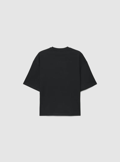 T-shirt crop a tinta unita