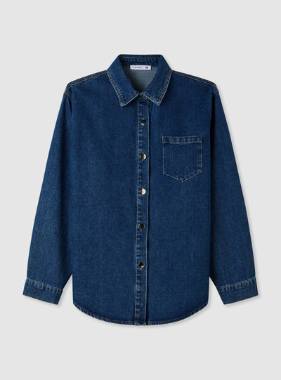 Jeanshemd mit Tasche