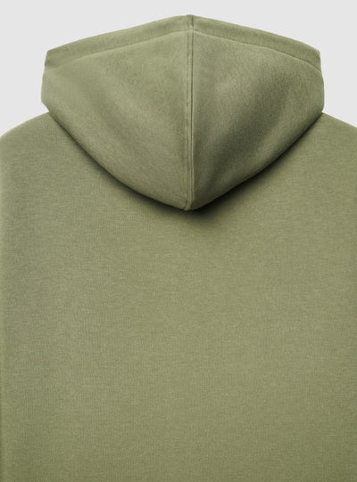 Felpa con cappuccio e zip imbottita