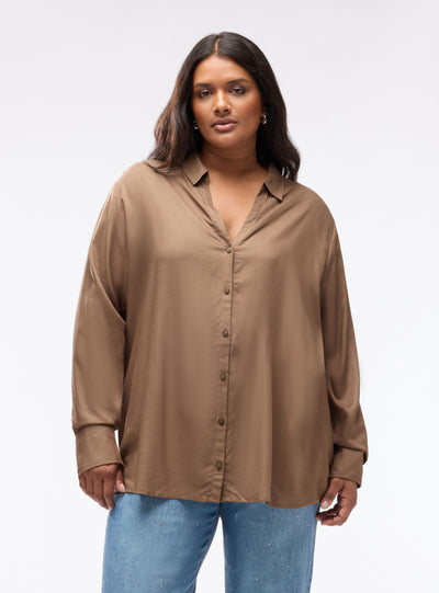 Camicia a tinta unita