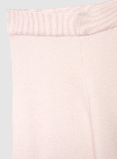 Pantaloni wide leg cargo in maglia