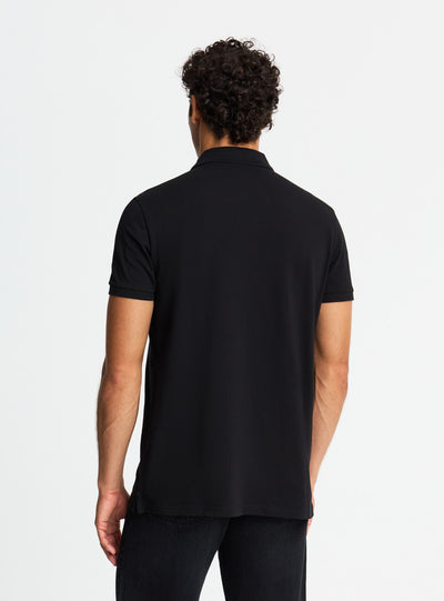 T-shirt polo a tinta unita