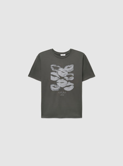 T-shirt ampia con stampa