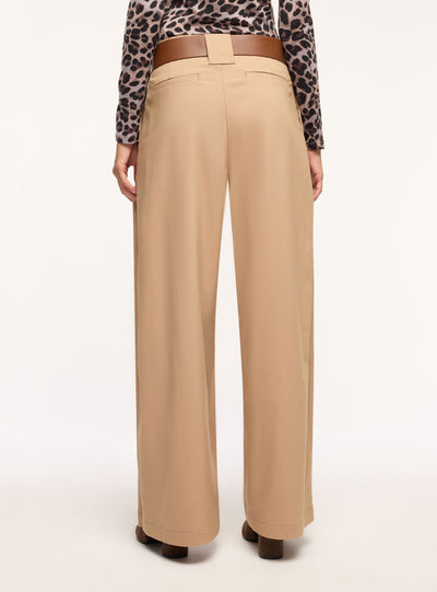 Pantaloni wide leg con cintura
