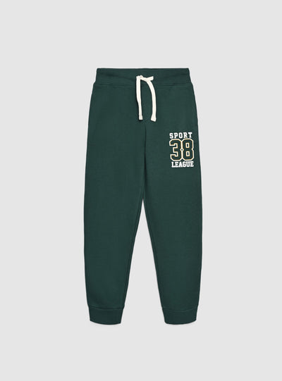 Pantaloni tuta lunghi con stampa lettering