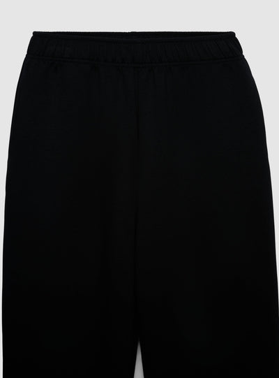 Pantaloni tuta wide leg a tinta unita