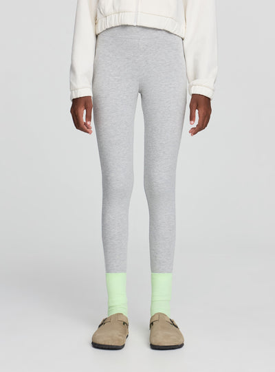 High-waisted long leggings