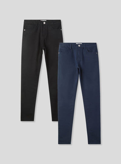 Pack 2 pantaloni skinny push up