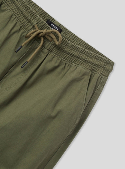 Jogger trousers with drawstring and cuffs