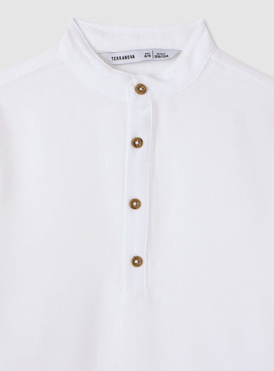 Camicia MC Tinta Unita