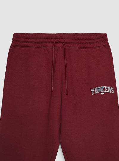 Pantaloni tuta jogger con stampa college