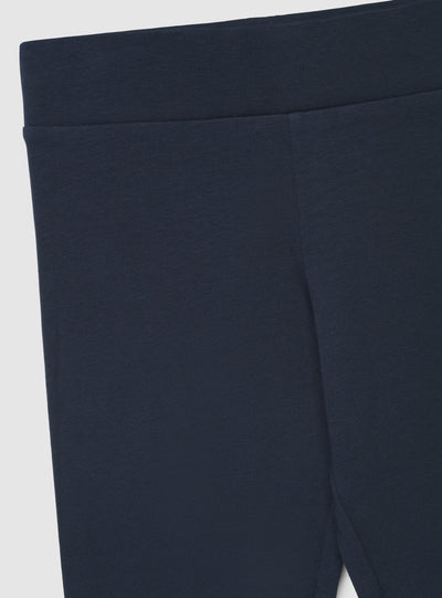 Leggings lunghi a vita alta tinta unita
