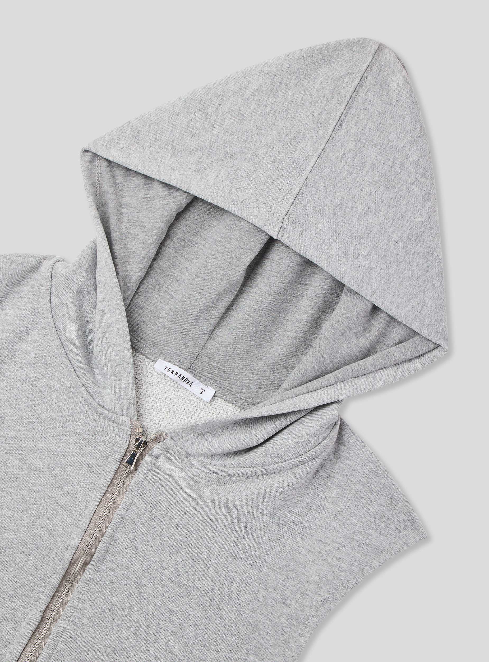 Sleeveless hoodie with zip - Terranova