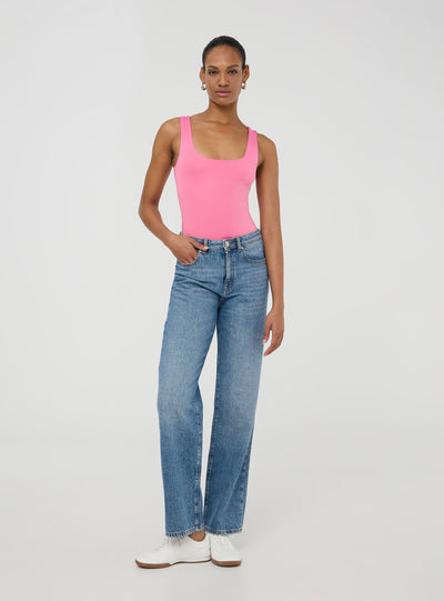 Body con scollo quadrato