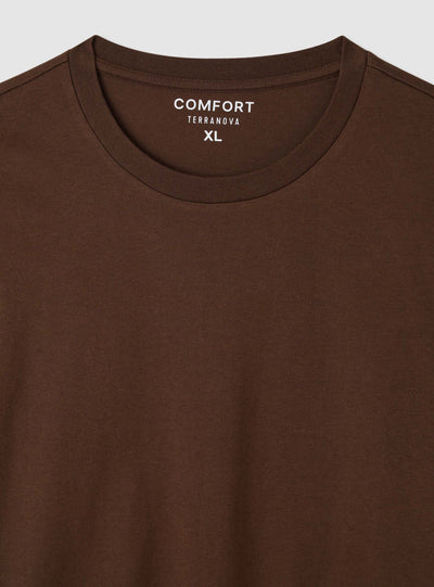 T-shirt comfort fit a tinta unita