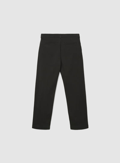 Pantaloni chino straight a tinta unita