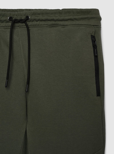 Pantaloni tuta con zip e coulisse