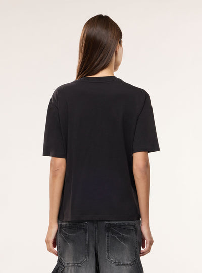 T-shirt ampia con stampa Rolling Stones