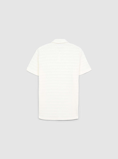 T-shirt polo lavorata